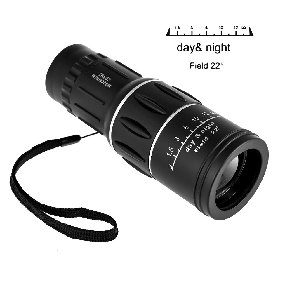 GiGiBomKính viễn vọng cao Vastar Ống nhòm bằng nhựa HD 16X52 Công suất cao 98 / 8000M Kính viễn vọng thể thao ngoài trời