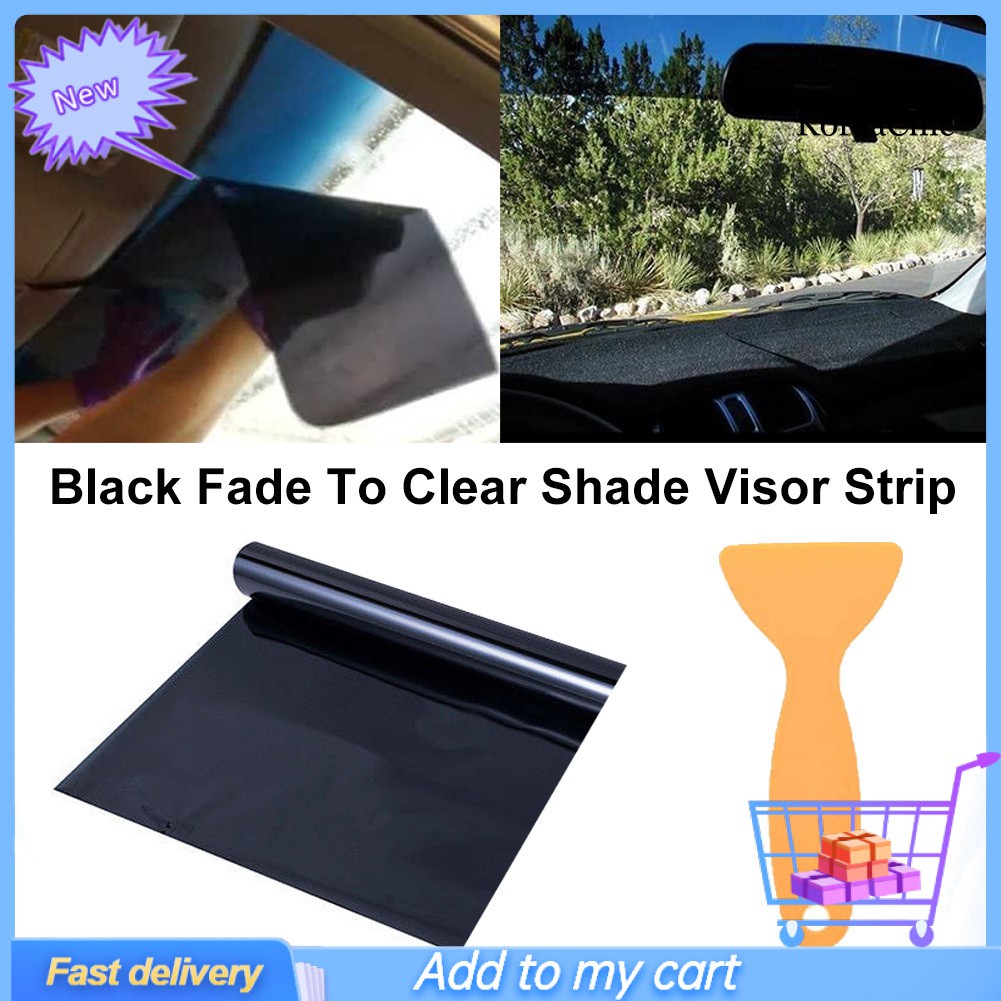 Miếng Dán Kính Chắn Gió Xe Hơi Kèm Dụng Cụ Nạo 20X150Cm