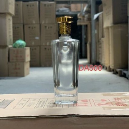 Chai thủy tinh DA500ml nắp sập