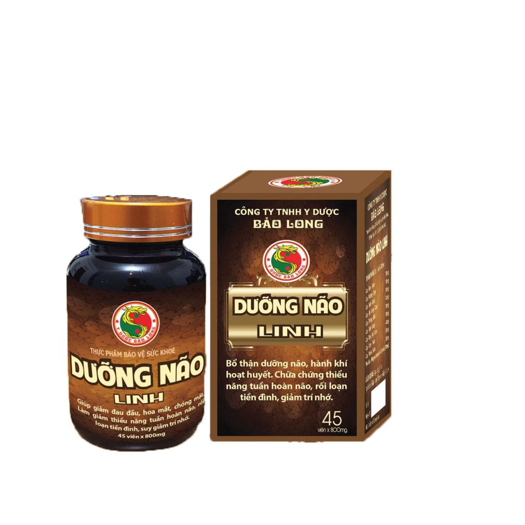 Thực phẩm bảo vệ sức khỏe Dưỡng Não Linh Y dược Bảo Long - Lưu thông khí huyết