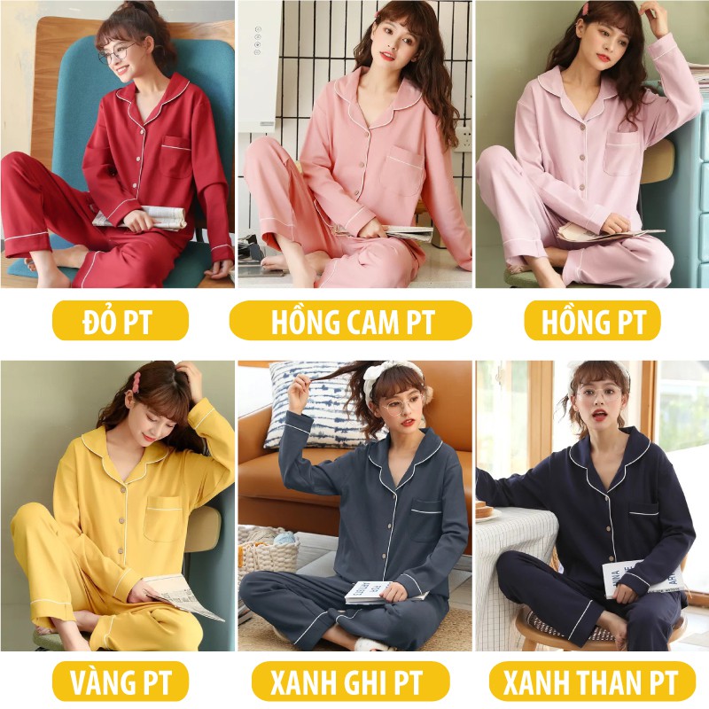 [Cao Cấp] Đồ Bộ Pijama Nữ Dài Tay Cotton Cao Cấp Mùa Đông [Video & Ảnh Thật] | BigBuy360 - bigbuy360.vn
