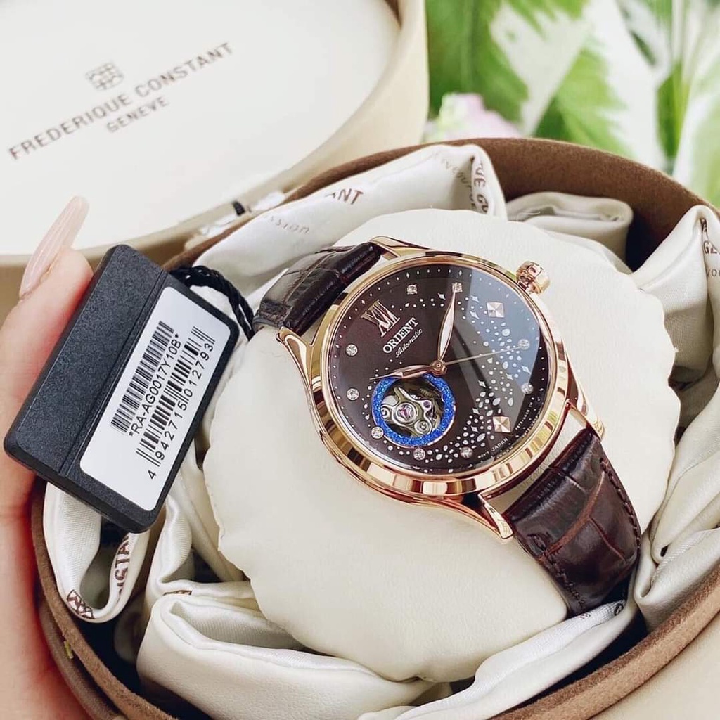 Đồng hồ nữ chính hãng Orient RA-AG0017Y10B - Máy Automatic - Kính Sapphire - Dây da