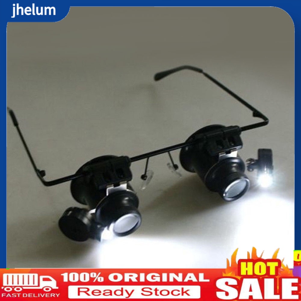 Kính Lúp 20x Có Đèn LED Dùng Để Sửa Chữa Đồng Hồ/Trang Sức