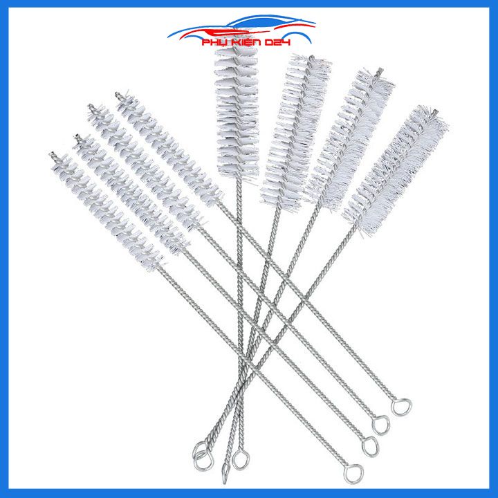 Chổi cước xoắn đánh rửa ống thủy tinh chai nhựa đường kính 10mm/12mm/14mm/16mm/20mm/25mm/30mm/40mm