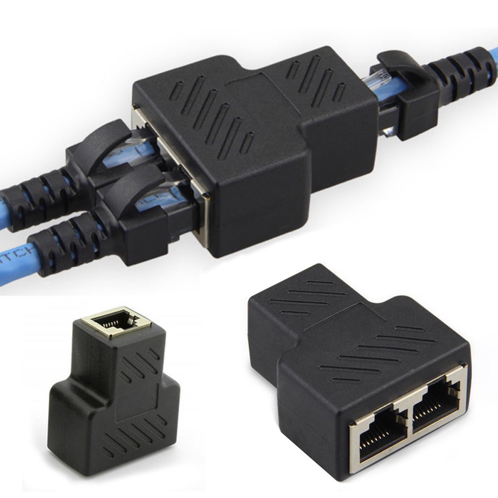 Bộ Chia Mạng Lan Từ 1 Sang 2 Lan Cho Rj45 U41