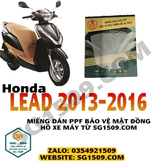 PPF LEAD | MIẾNG DÁN PPF HONDA LEAD 2013 - 2016, CHỐNG TRẦY XƯỚC, PHỤC HỒI VẾT XƯỚC, LÀM MỚI MẶT ĐỒNG HỒ XE, SG1509