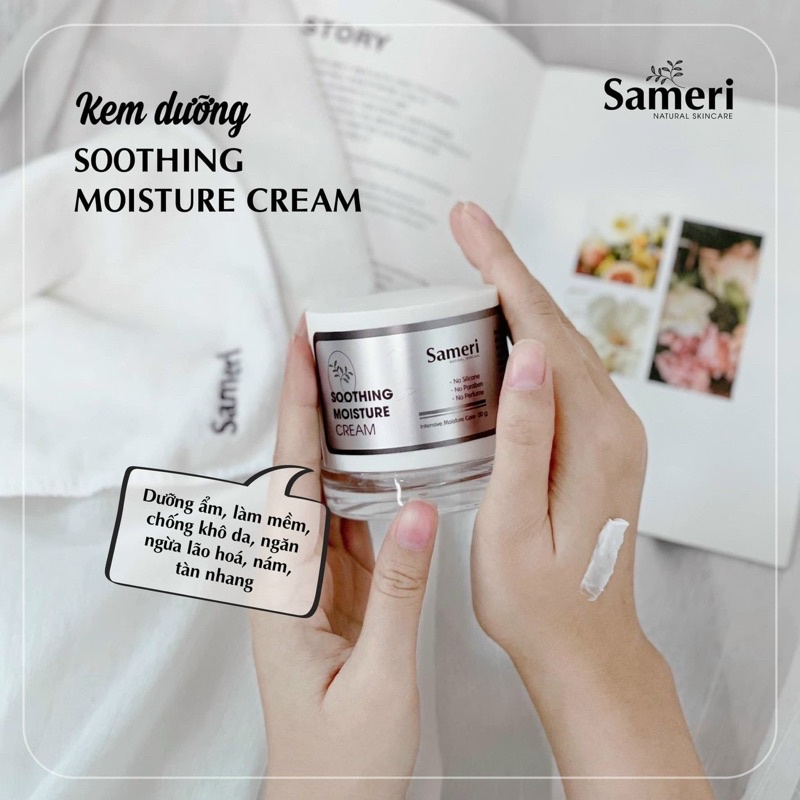 Kem dưỡng ẩm chống lão hoá, mờ nám , tàn nhang Sameri [Sam Natural]