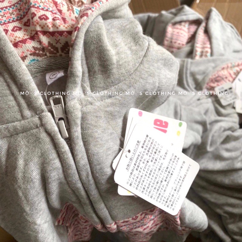 Áo hoodie nỉ bông hoạ tiết thổ cẩm BT BG