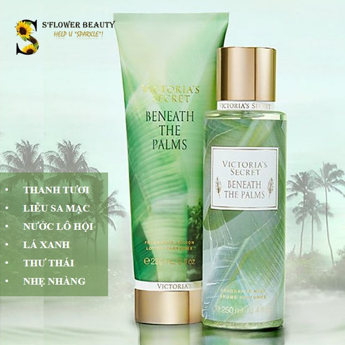 Sữa Dưỡng Thể Nước Hoa Toàn Thân Victoria's Secret Lotion - Before the Rain | Beneath the Palms | Early Morning Sun