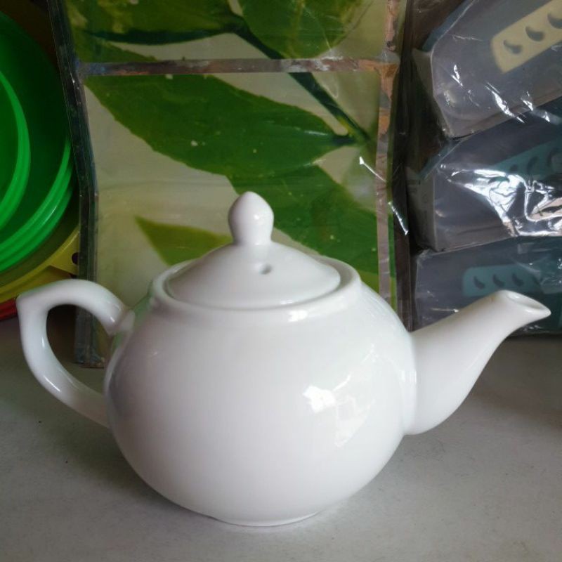 bình trà sứ trắng nhỏ(200ml)
