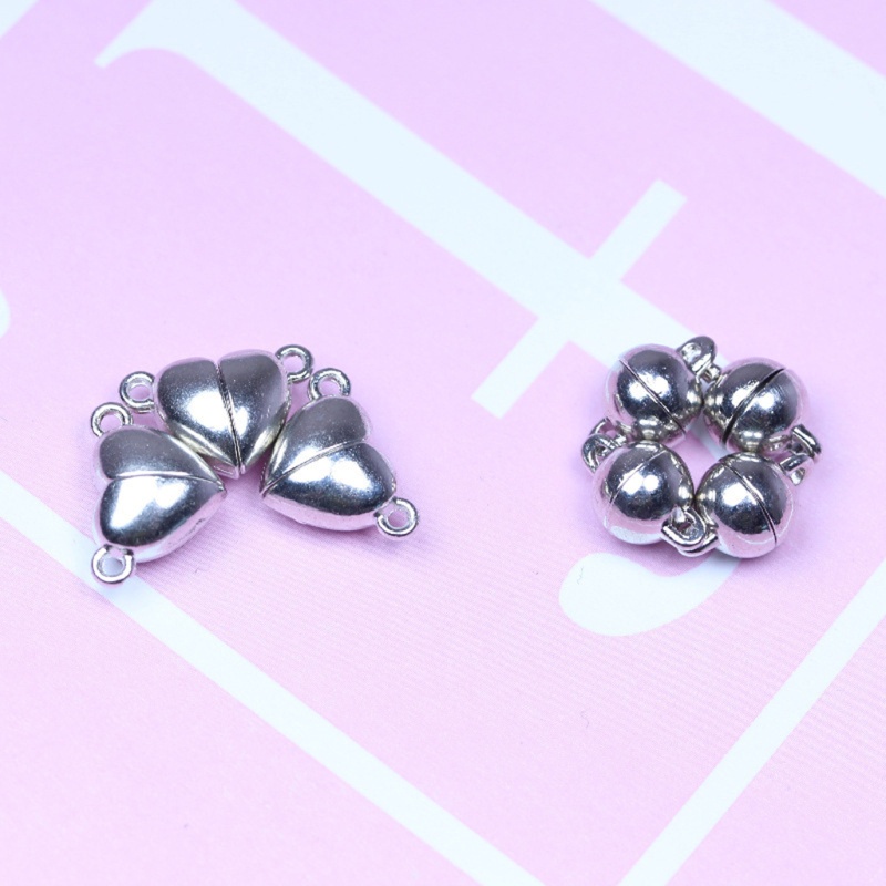 Set 20 hạt nam châm hình trái tim/ tròn nhỏ 10MK dùng làm trang sức thủ công