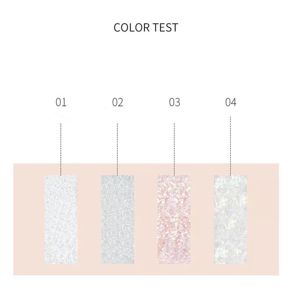 Gel nhũ mắt Diamond Lamella liquid eye shadow long lanh cực xinh bền màu lâu trôi