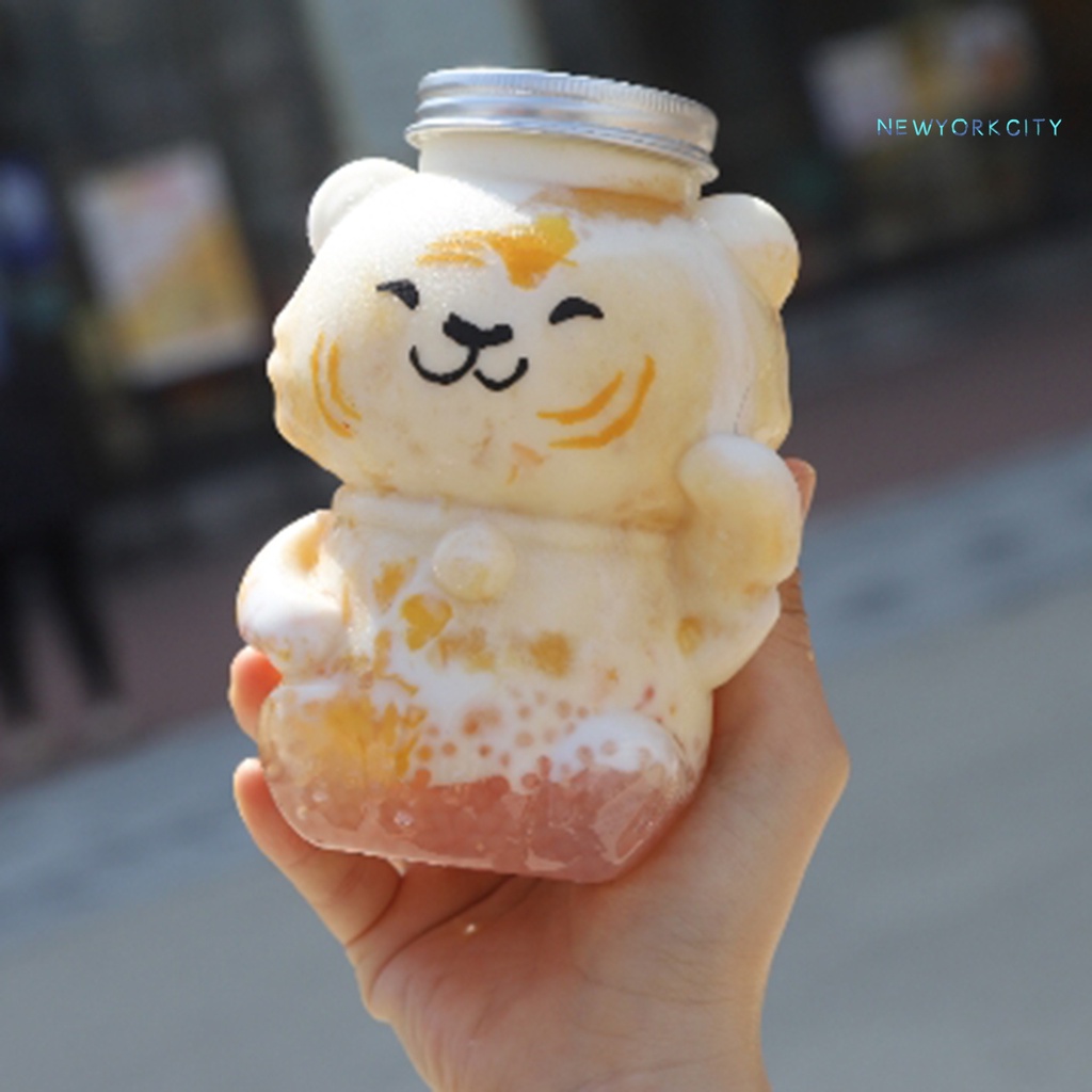 Bình Nước NY-350ml / 500ml In Hình Hoạt Hình Dễ Thương