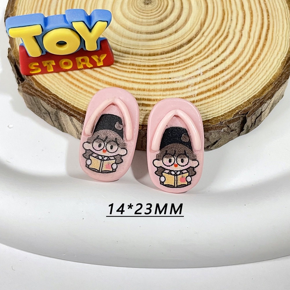 dép hoạt hình Resin phụ kiện dép Crocs charm DIY khóa giày crocs jibbitz Nhựa trang sức Phụ kiện trang trí giày crocs nút trang trí điện thoại di động Nắp đậy / Khung ảnh / Cốc nước / Túi Nguyên liệu làm phụ kiện handmade sáng tạo