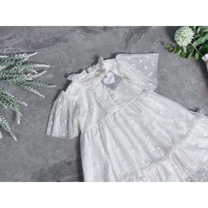 Váy tutu trắng Lennco cho bé gái