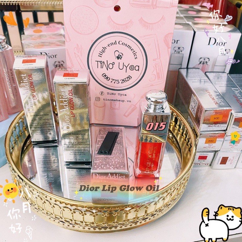 💋  SON DƯỠNG DIOR LIP GLOW OIL FULLBOX/UNBOX 001,004,007,012,015,000