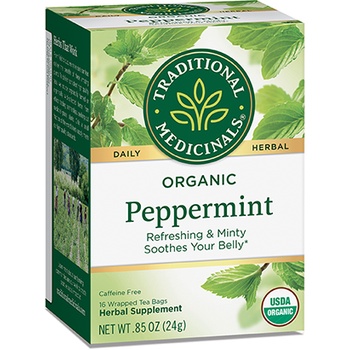 Trà Bạc Hà Hữu Cơ Organic Peppermint Hỗ Trợ Tiêu Hoá, Giảm Căng Thẳng, Giúp Bạn Tỉnh Táo Và Hơi Thở Thơm Tho.