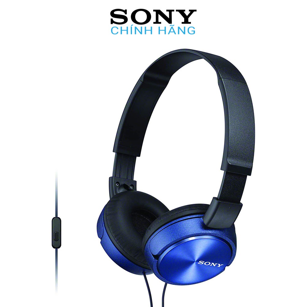 Tai nghe Sony MDR-ZX310AP - Hàng chính hãng | Thiết kế trẻ trung, Hỗ trợ mic thoại, Âm