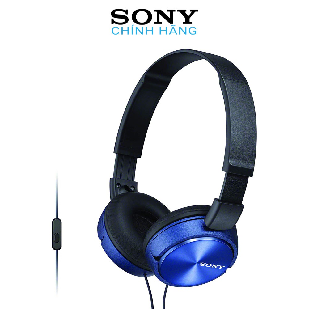 Tai nghe Sony MDR-ZX310AP - Hàng chính hãng | Thiết kế trẻ trung, Hỗ trợ mic thoại, Âm thanh tuyệt