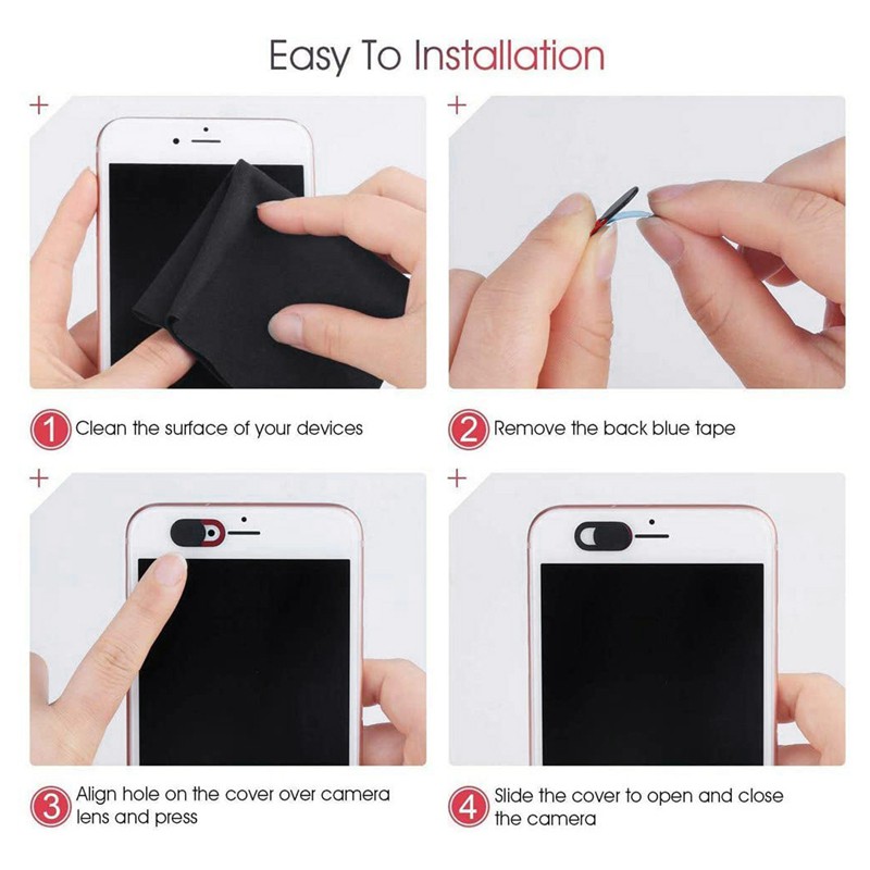 COD Ready Stock 6 Pack Webcam Slide Laptop Camera Cover For Computer MacBook YTVN | BigBuy360 - bigbuy360.vn