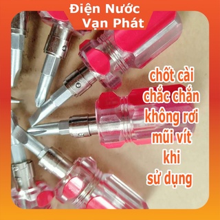 Tua vít bake 2 đầu, Tua vít cán trong cao cấp 2 đầu, tua vít mini cán trong dài 36mm