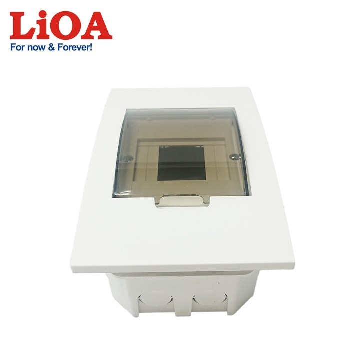 Tủ điện LiOA đế nhựa dùng chứa 2- 8 Aptomat Mã SP - MCB, MCCB, RCBO Chính hãng