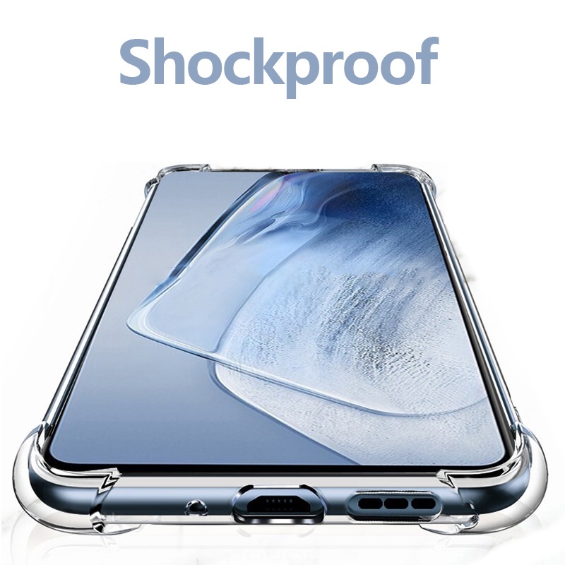 Ốp điện thoại TPU chống sốc trong suốt dẻo không ố vàng chống bẩn cho Samsung Galaxy S10 S20 S21 Note 10 20 Ultra S20 FE