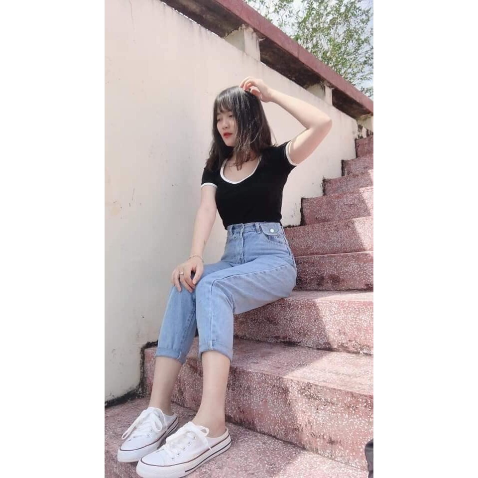 Quần baggy túi nắp	lưng cao trẻ trung hot trend 2020 - ảnh thật | BigBuy360 - bigbuy360.vn