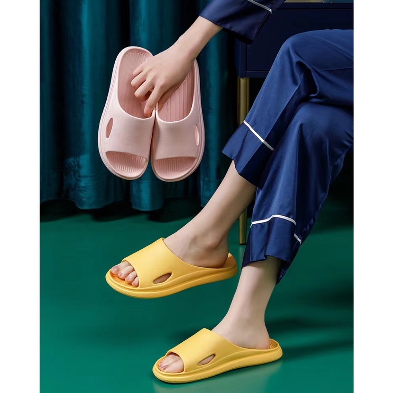 Dép lê nam nữ đa sắc chống trơn thời trang mẫu mới hottrend năm nay