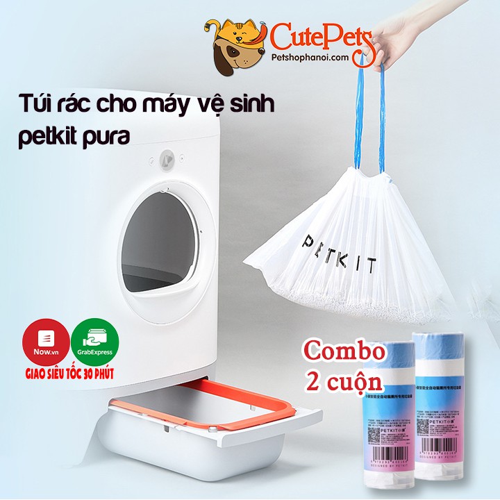 Túi rác chuyên dụng cho máy vệ sinh PetKit Pura X dành cho mèo - CutePets