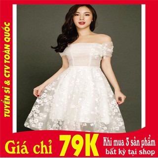 Đầm dáng xòe dự tiệc