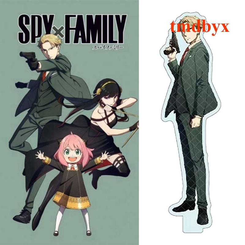 Giá Đỡ Mô Hình Nhân Vật Loid Yor Anya Bằng Acrylic Hoạt Hình SPY×FAMILY