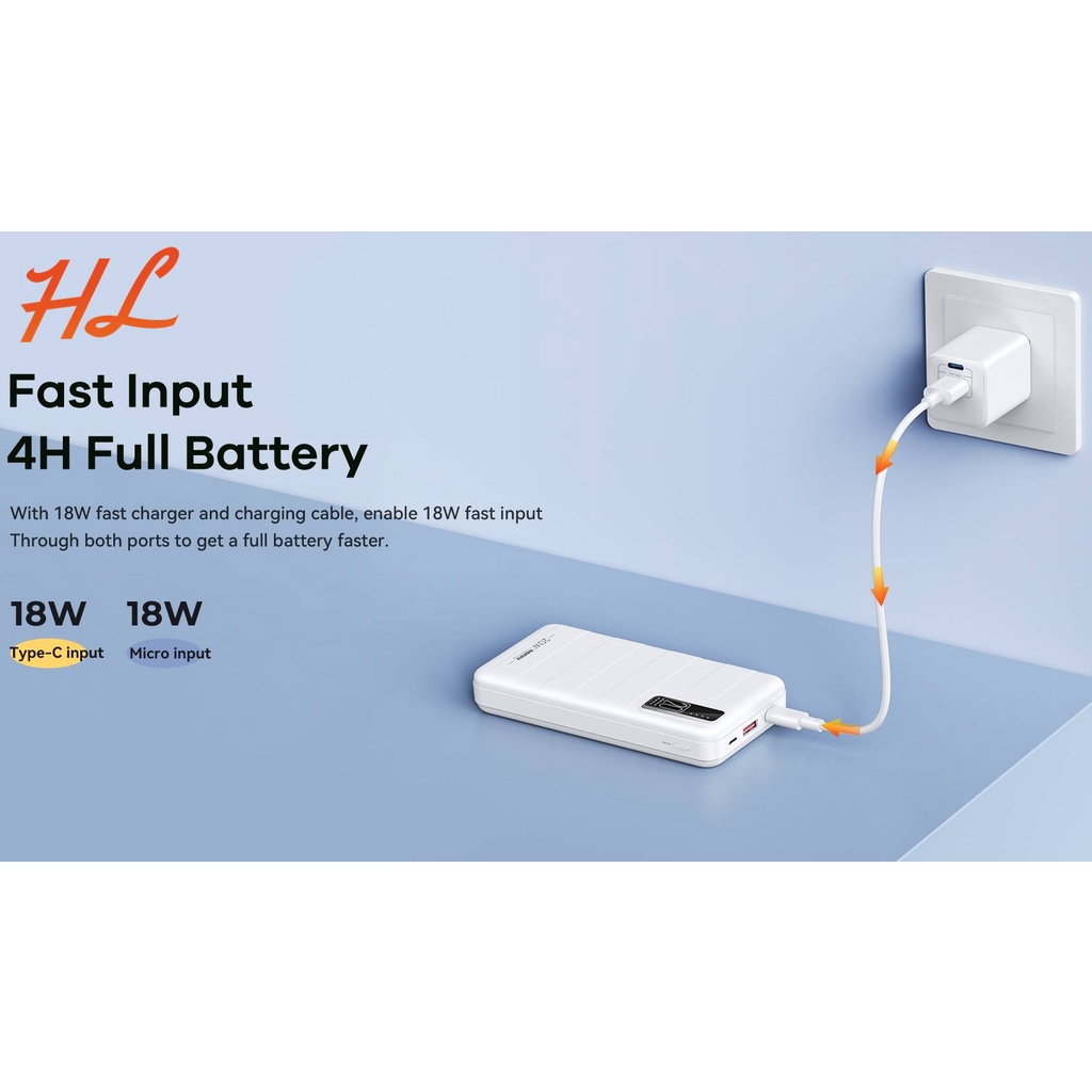 Pin Dự Phòng Remax RPP-316 20000mAh - Sạc Nhanh QC 22.5W, PD 20W, VOOC 2.0 - BH 12 Tháng - Hunglongpc