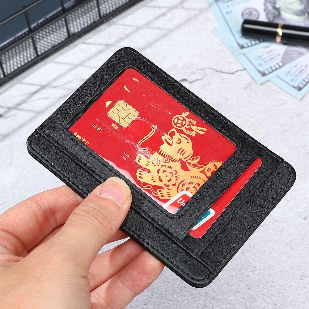 UUMIR Ví Đựng Thẻ / Tiền Xu RFID Có Kẹp Tiện Dụng