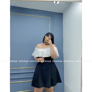 ĐẦM TRỄ VAI BÈO TRẮNG [ TNT SHOP BIGSIZE 60KG 90KG ]