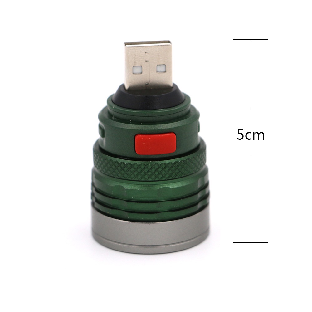 Đèn Đọc Sách Q5 Linterna Mini 3 Chế Độ Sáng Có Cổng Sạc USB