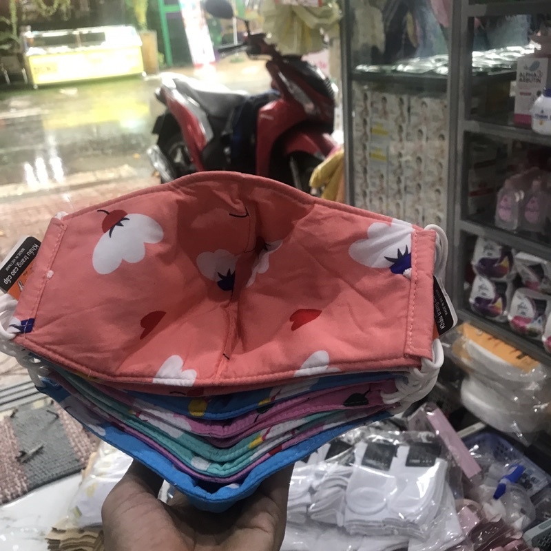 1 cái Khẩu Trang Nữ 2 Lớp(màu ngẫu nhiên)