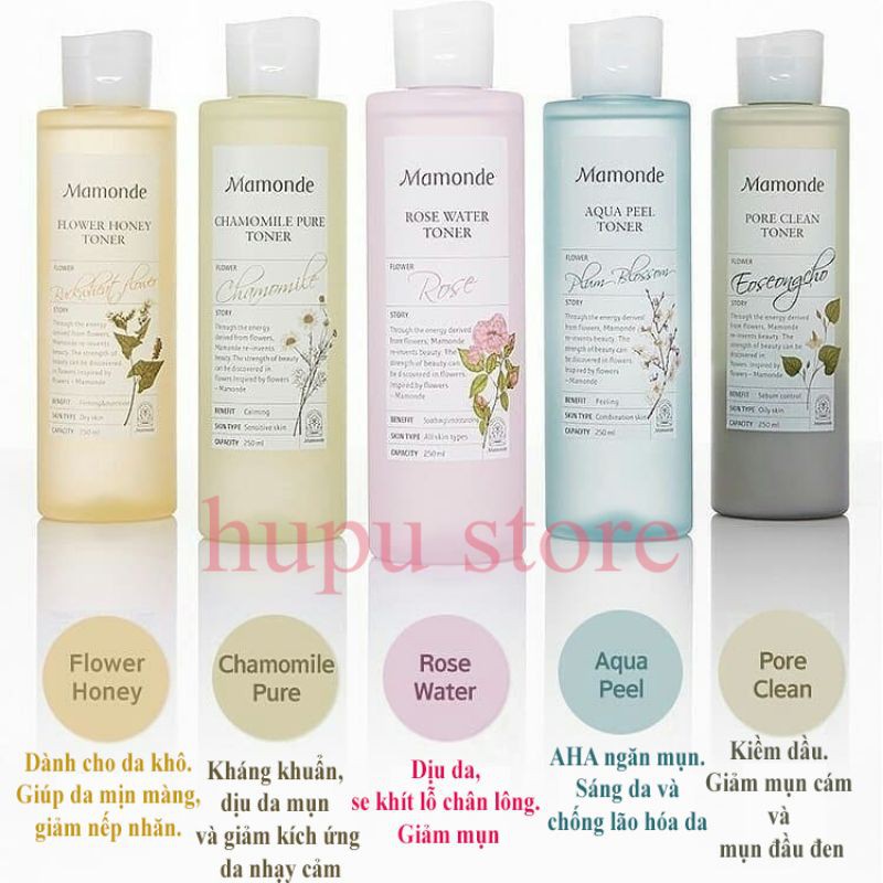 [25ml] MAMONDE TONER - Nước Cân Bằng Sạch Da Giảm Mụn