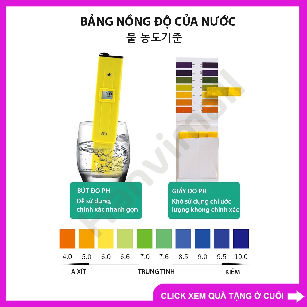 Bút đo độ PH của nước