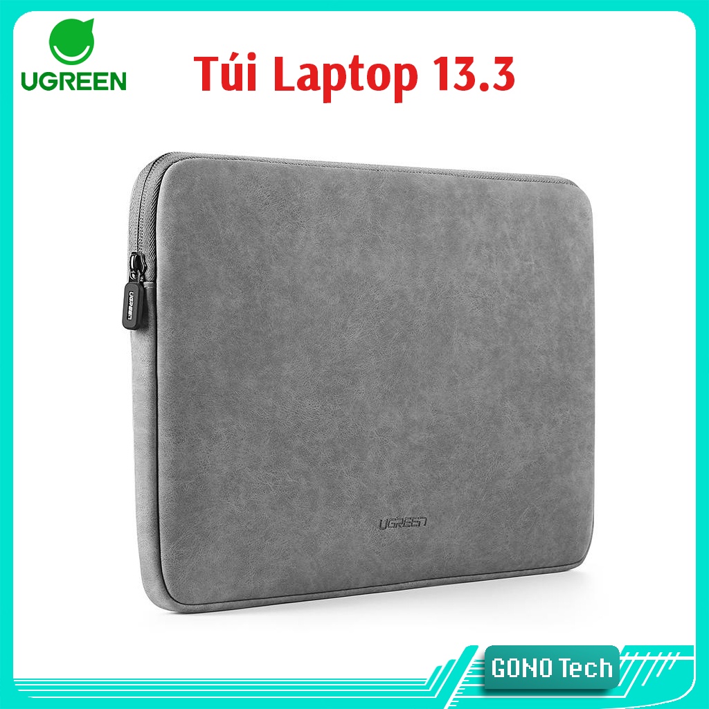 Túi chống sốc Laptop 13.3 inch Ugreen LP187 | Túi bảo vệ máy tính bằng da Pu UGREEN 60985