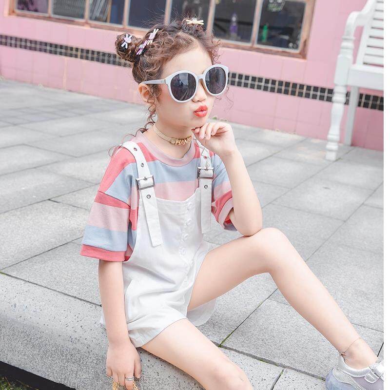 Bộ Áo Liền Quần 2 Món Thời Trang Hàn Quốc Cho Bé Gái 3-4 - 5-6 - 7-8 - 9-10 - 11-12 - 13 Tuổi