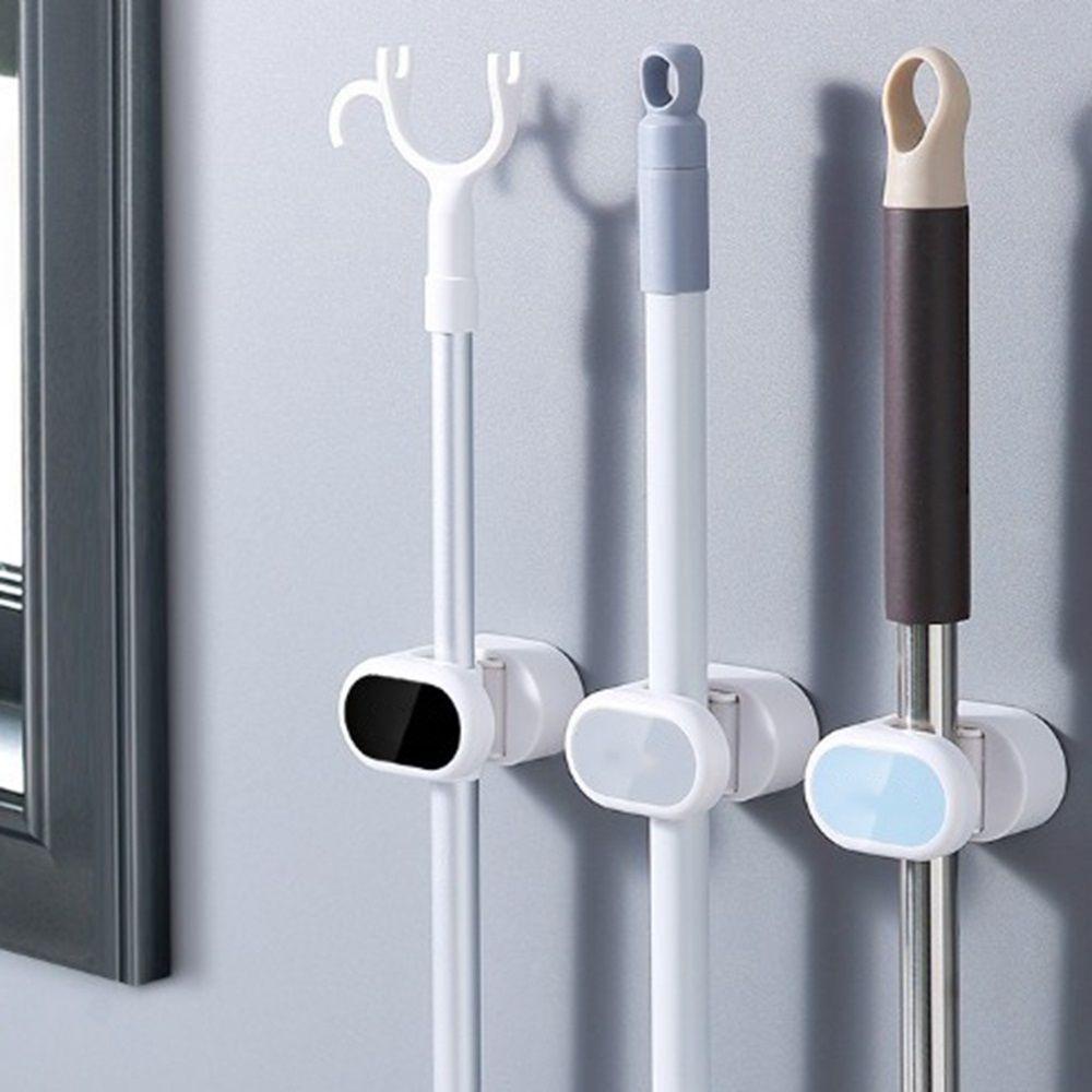 Giá Đỡ Cây Lau Nhà Gắn Tường Tiết Kiệm Không Gian Tiện Dụng Cho Nhà Bếp / Nhà Tắm