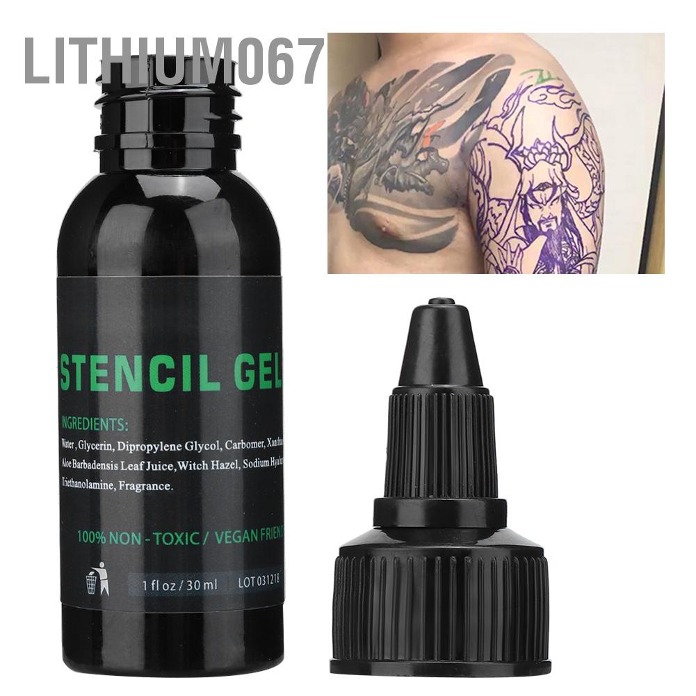 Lithium067 30ml Professional Tattoo Transfer Gel Stencil Cream Body Art Tools Accessory