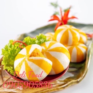 Bánh bao trứng nhím biển - viên thả lẩu malaysia