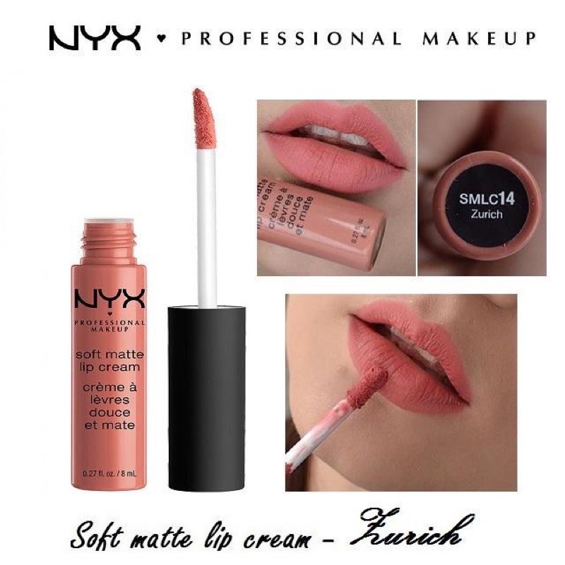 son NYX soft matte lip cream ( hàng xách tay US)