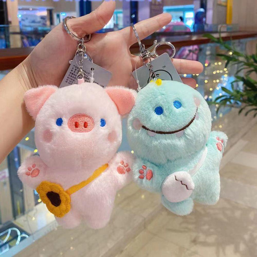 Đồ chơi nhồi bông Hình Khủng Long Dễ Thương Trang Trí Ba Lô / Móc Khóa