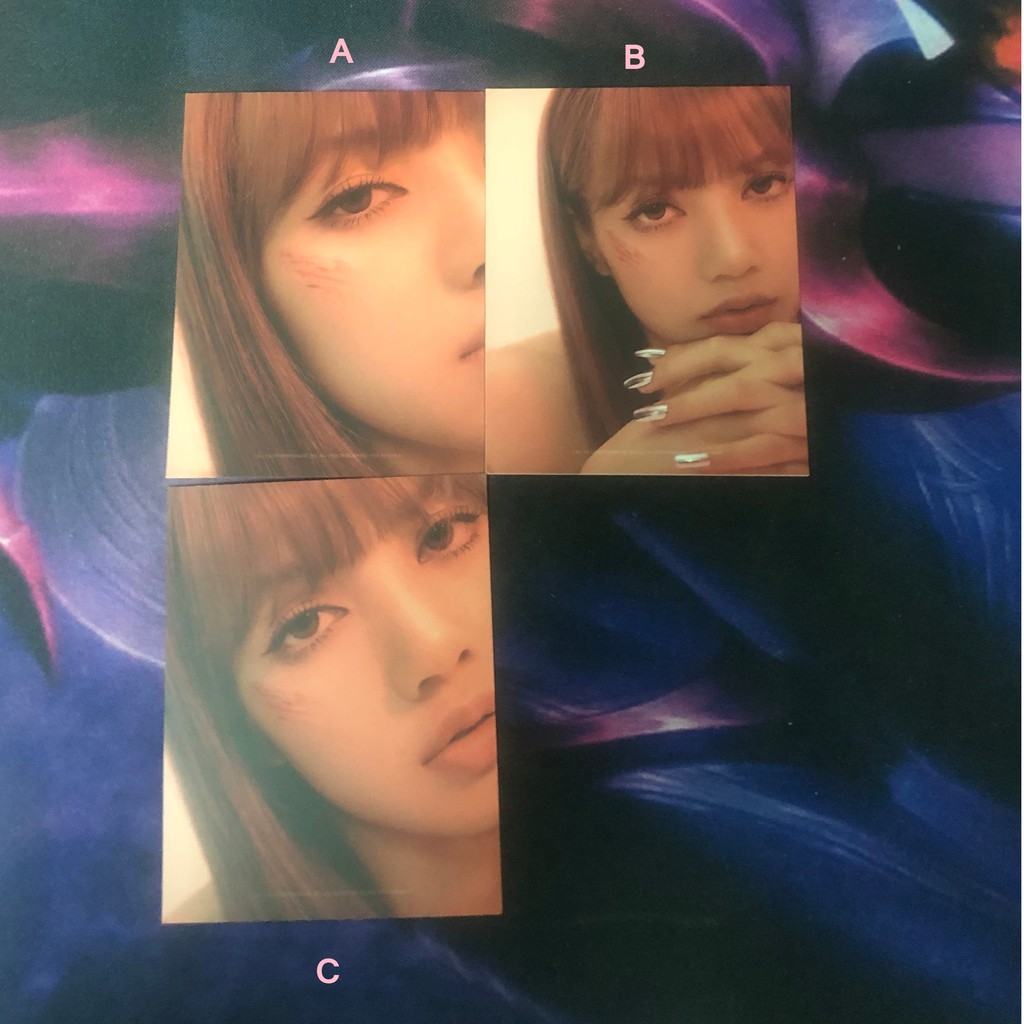 [Official] Card hình lớn của BLACKPINK LISA KILL THIS LOVE photo card