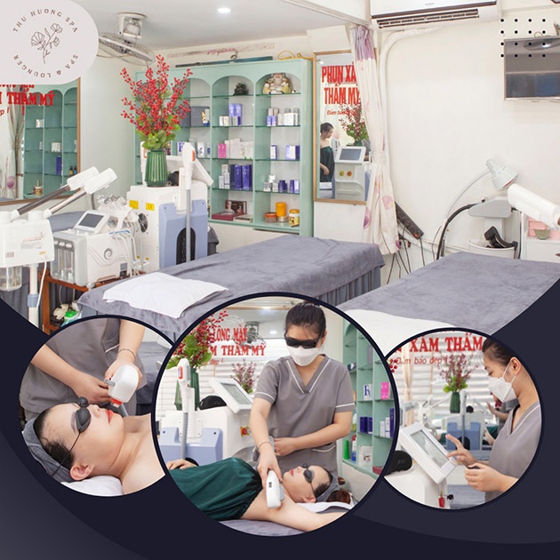 Thu Hương Spa - Combo 1 Buổi Triệt Lông Mặt + Nách (H)