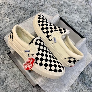 Giày thể thao sneaker vans caro ảnh thật+freeship