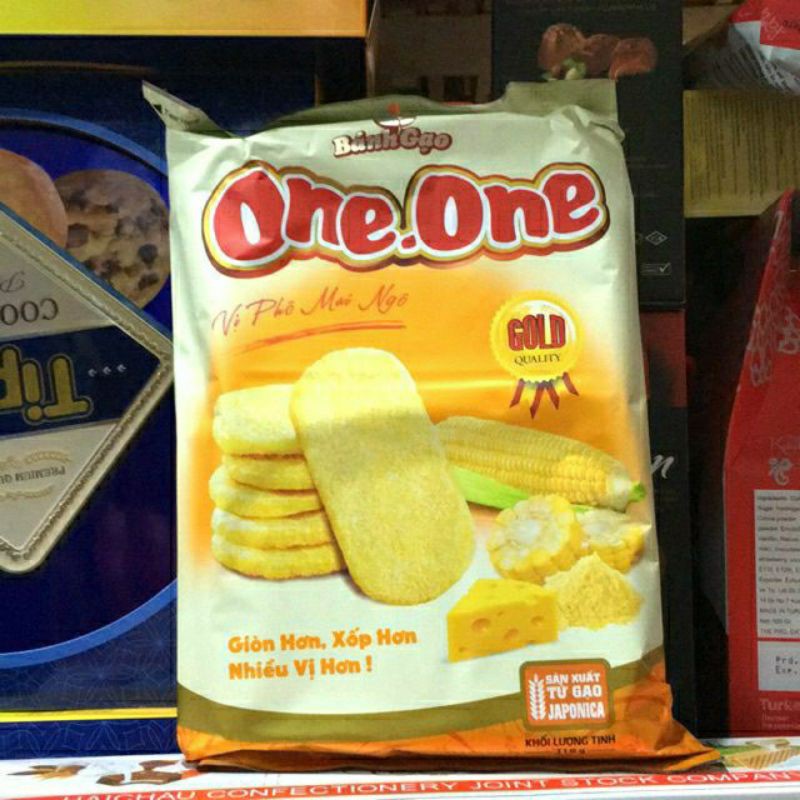 Bánh gạo one one vị pho mai ngô